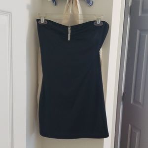 Black mini club dress